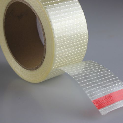 国产重型打包胶带产品模型固定十字格纤维胶带 网格玻璃纤维胶带
